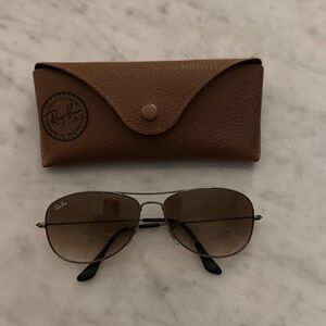 Ray-Ban Brown Glasses with Protective Case